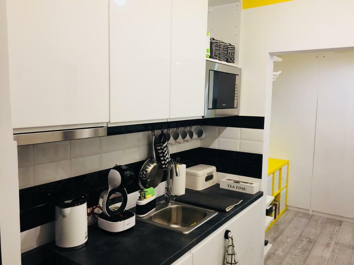 Ferienwohnung Studio Dworzec Gdanski Warschau Exterior foto