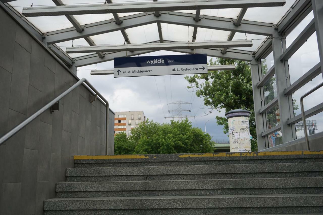 Ferienwohnung Studio Dworzec Gdanski Warschau Exterior foto